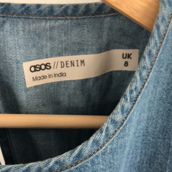 ASOS Denim Babydoll Dress - Picture 8 of 8